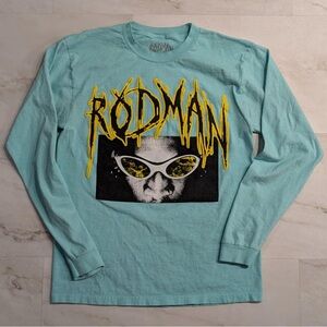 Dennis rodman light blue long sleeve Size M